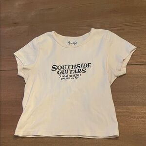 Women’s Cream Brandy melville  T-Shirt